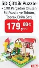 3D ÇİFTLİK PUZZLE OYUNCAK